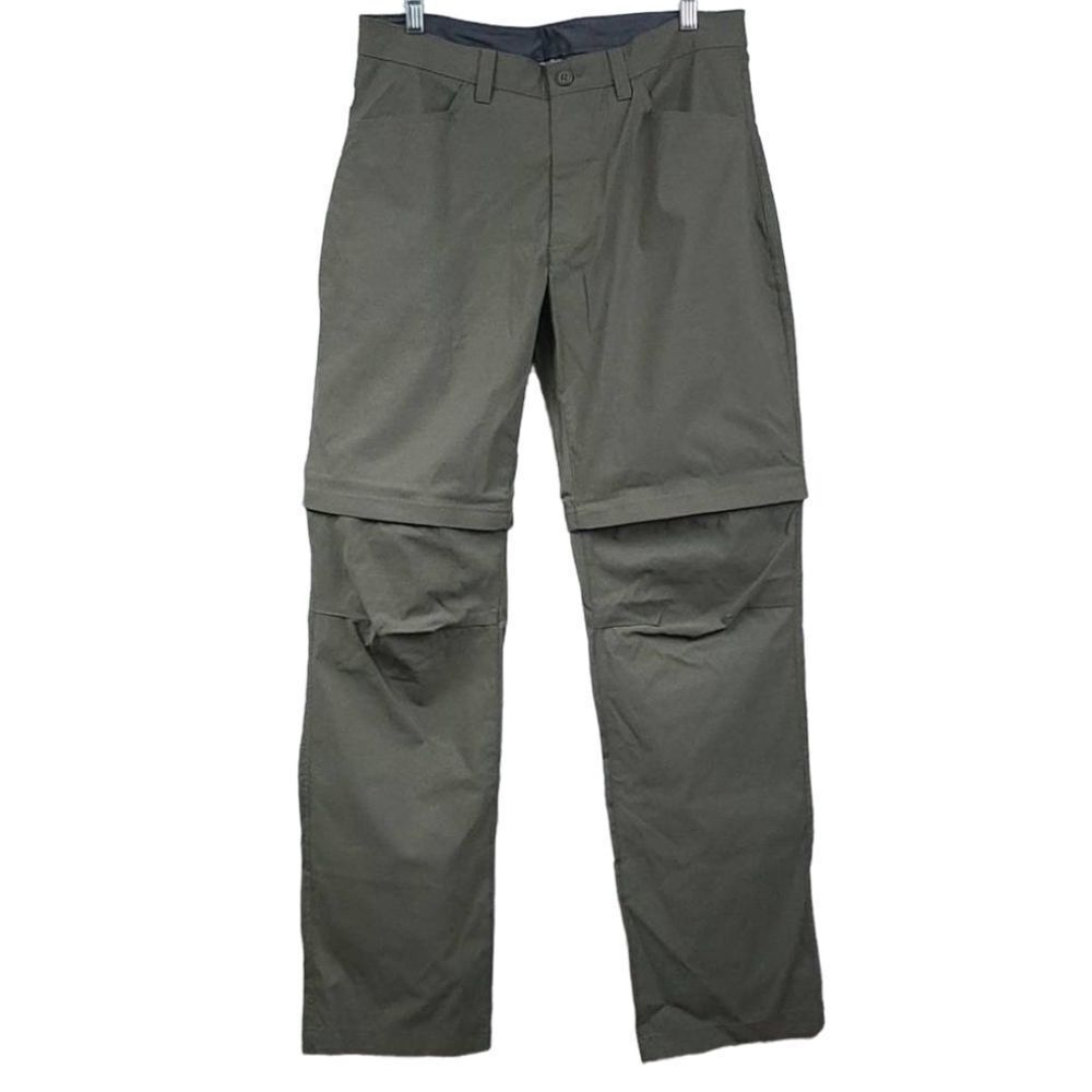 Eddie Bauer 38x34 Convertible Tech Pant Water Repellent UPF50 Green Men's